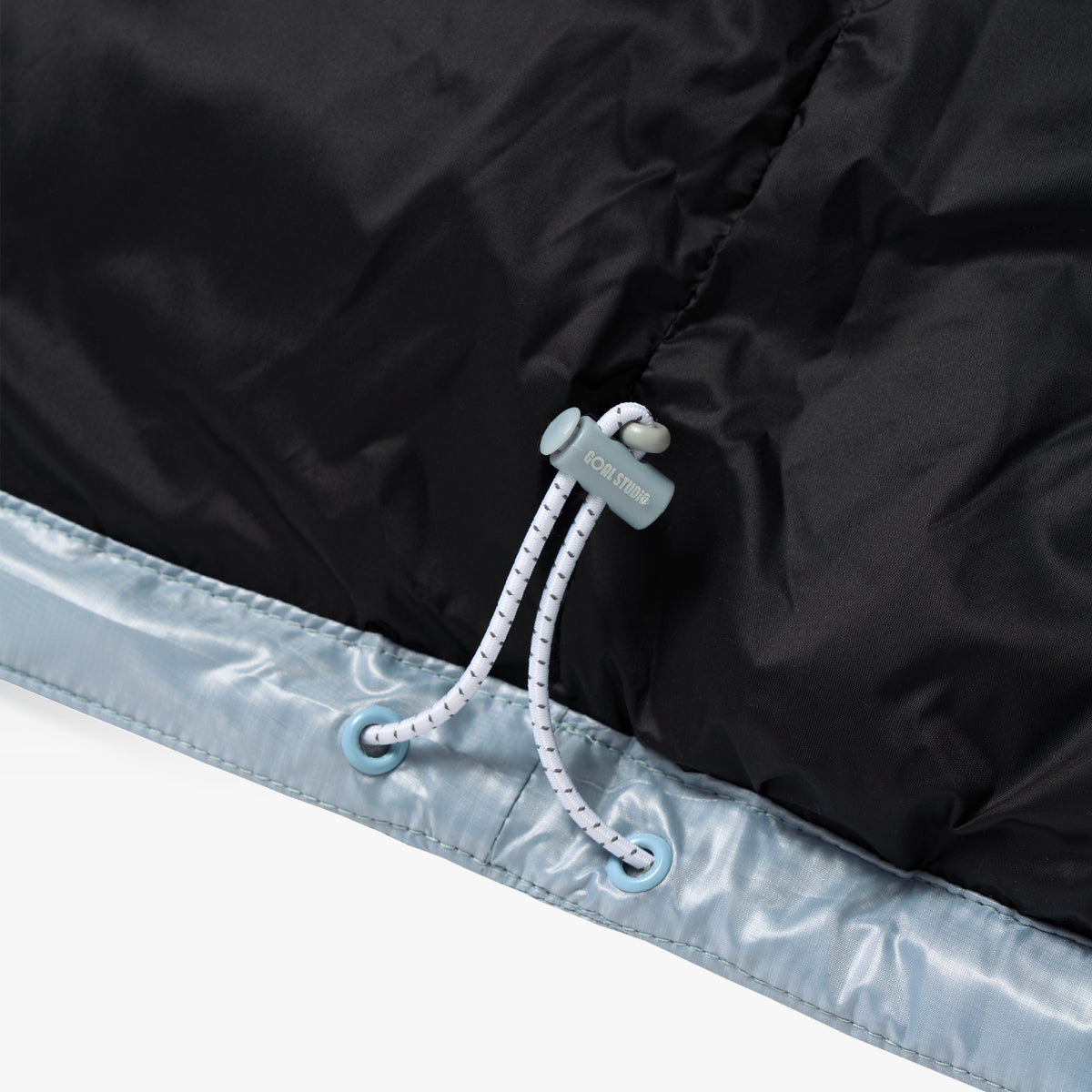 W'S CROPPED PUFFER DOWN JACKET - SKYBLUE