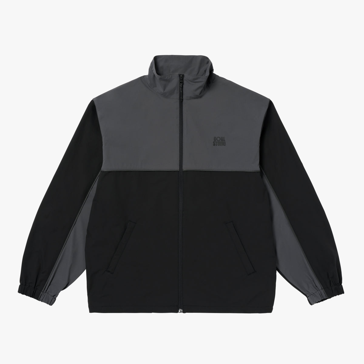 M'S STRETCH TRACK JACKET - BLACK