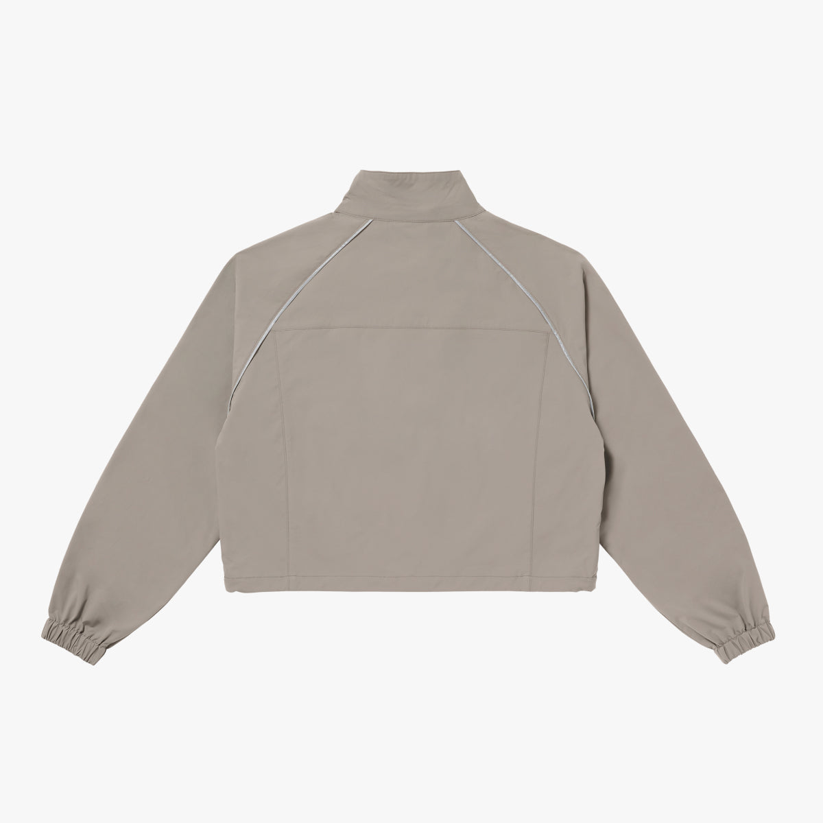 W'S STRETCH TRACK JACKET - DARK BEIGE