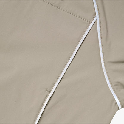 W'S STRETCH TRACK JACKET - DARK BEIGE