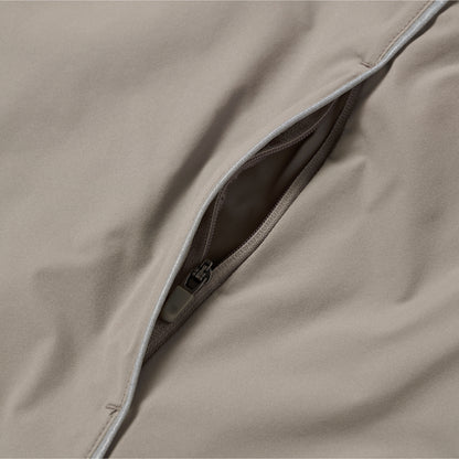 W'S STRETCH TRACK JACKET - DARK BEIGE