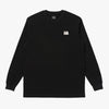 ESSENTIAL LAYERED LONGSLEEVE TEE - BLACK
