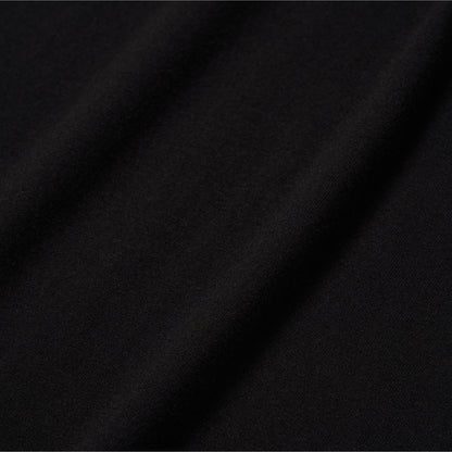 ESSENTIAL LAYERED LONGSLEEVE TEE - BLACK