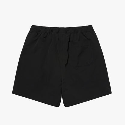 ゴールスタジオ エッセンシャル ボックス ロゴ メッシュ ライン ショーツ ブラック