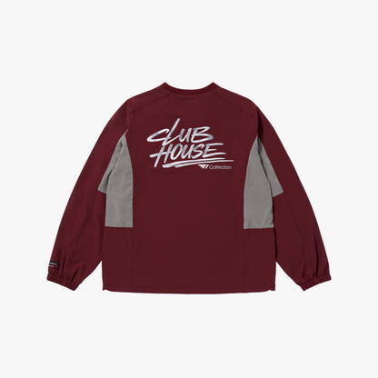 T1 CLUBHOUSE WOVEN TRAINING PULLOVER
