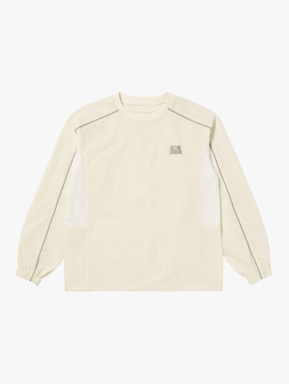 ESSENTIAL STRETCH WIND PULLOVER - CREAM