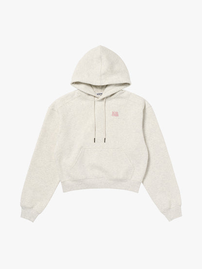 W'S ESSENTIAL BRUSHED HOODIE - OATMEAL