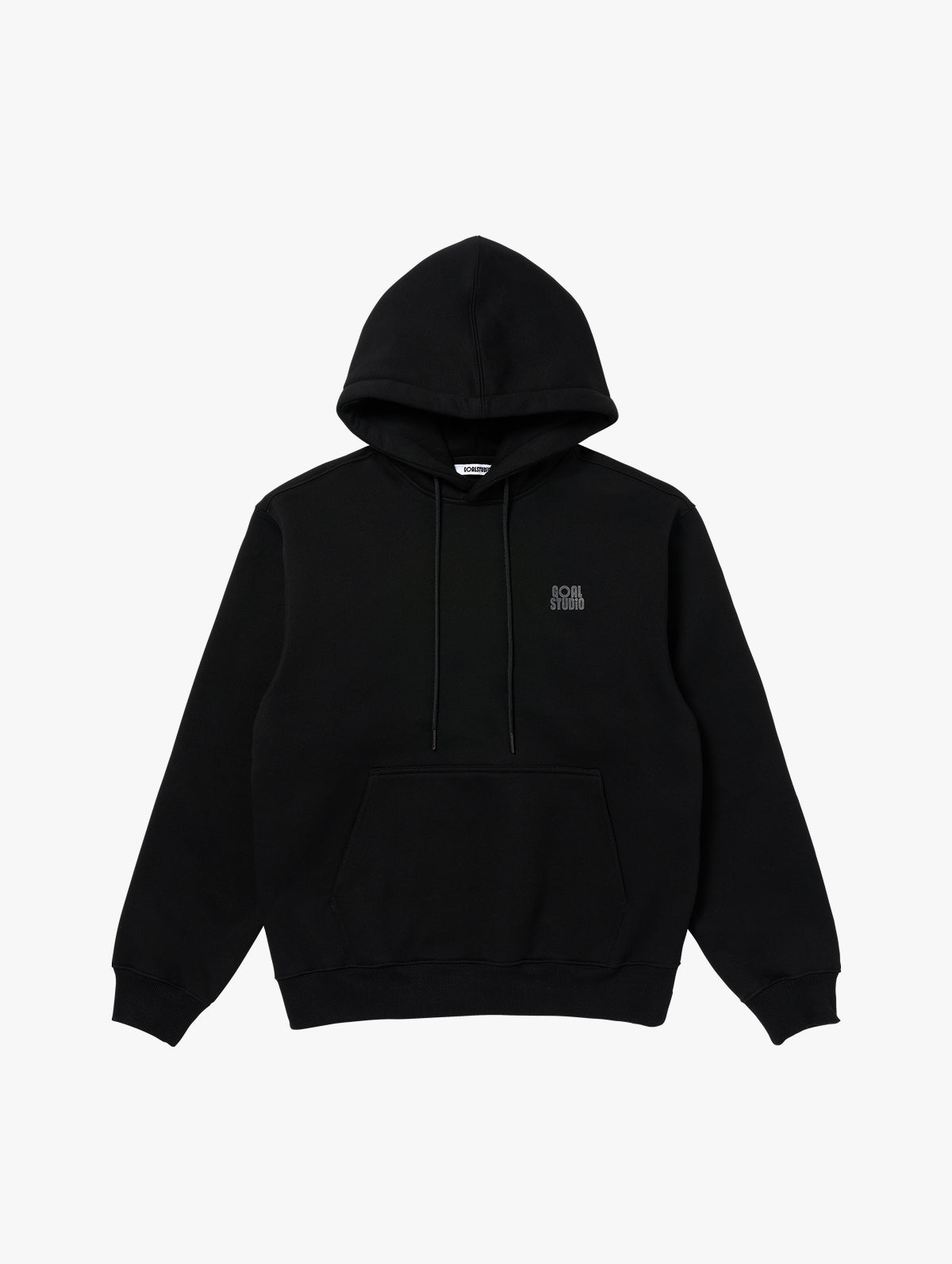 ESSENTIAL BRUSHED HOODIE - BLACK
