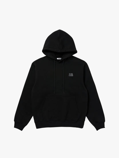 ESSENTIAL BRUSHED HOODIE - BLACK