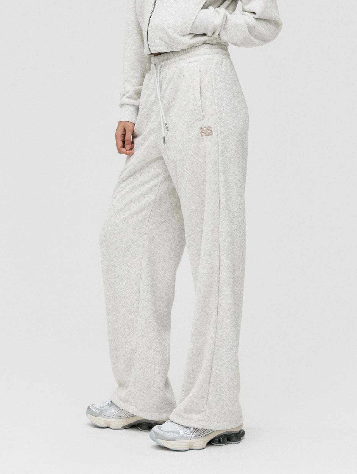 W'S TERRY FLEECE PANTS - OATMEAL