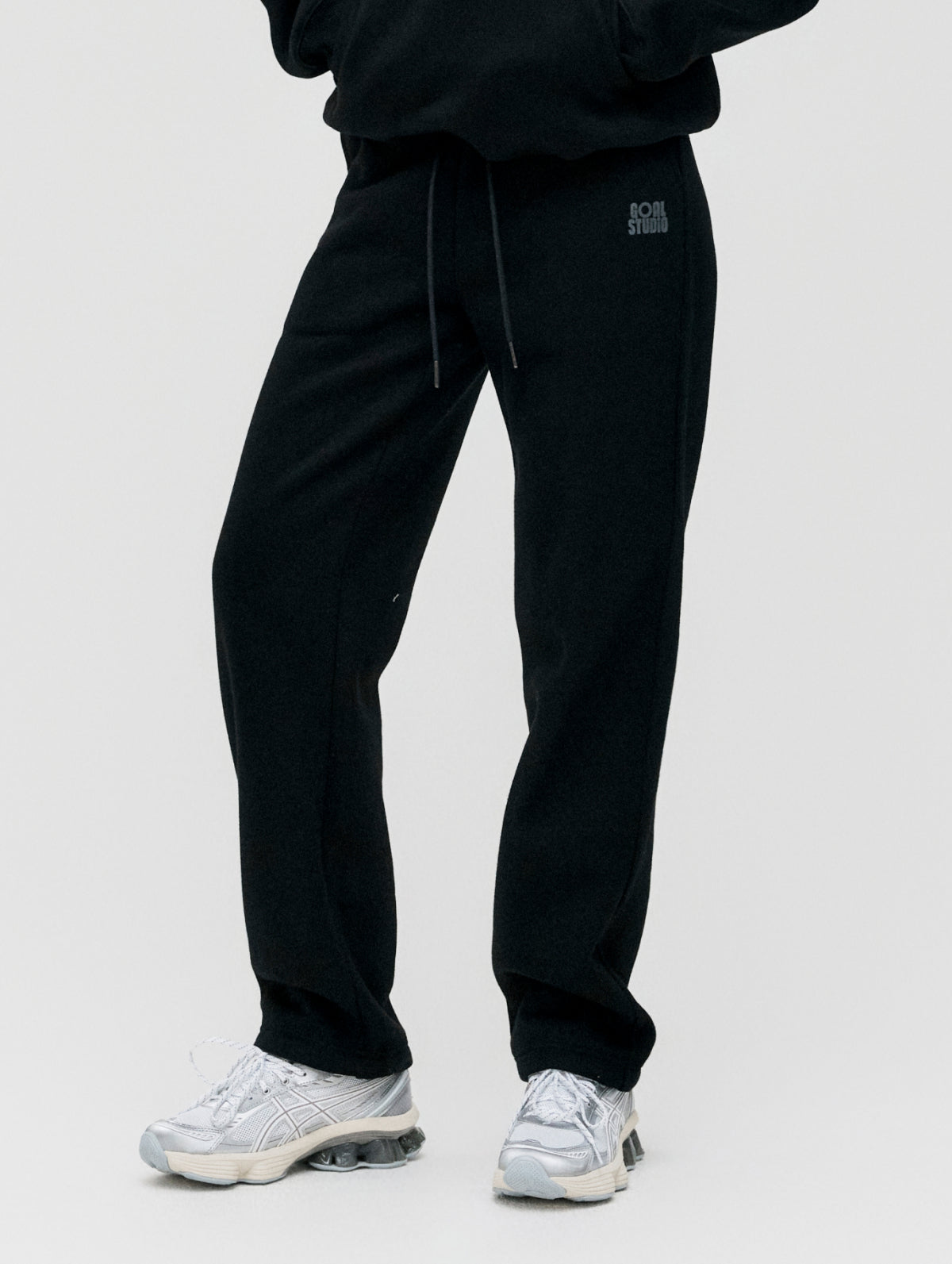 ESSENTIAL BRUSHED PANTS - BLACK