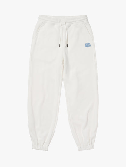 ESSENTIAL MICROFLEECE JOGGER - OFF WHITE