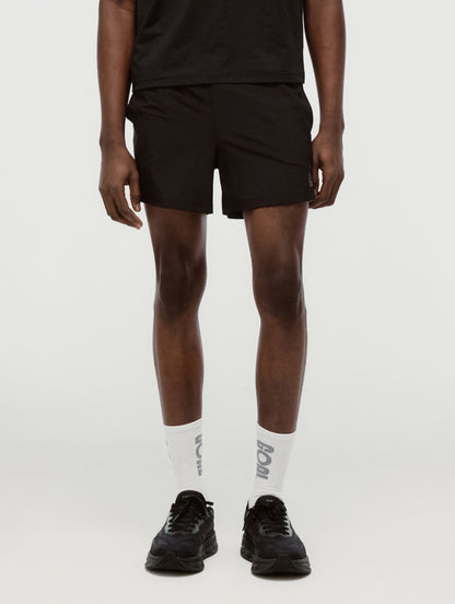 M'S 5" RUNNING SHORTS - BLACK