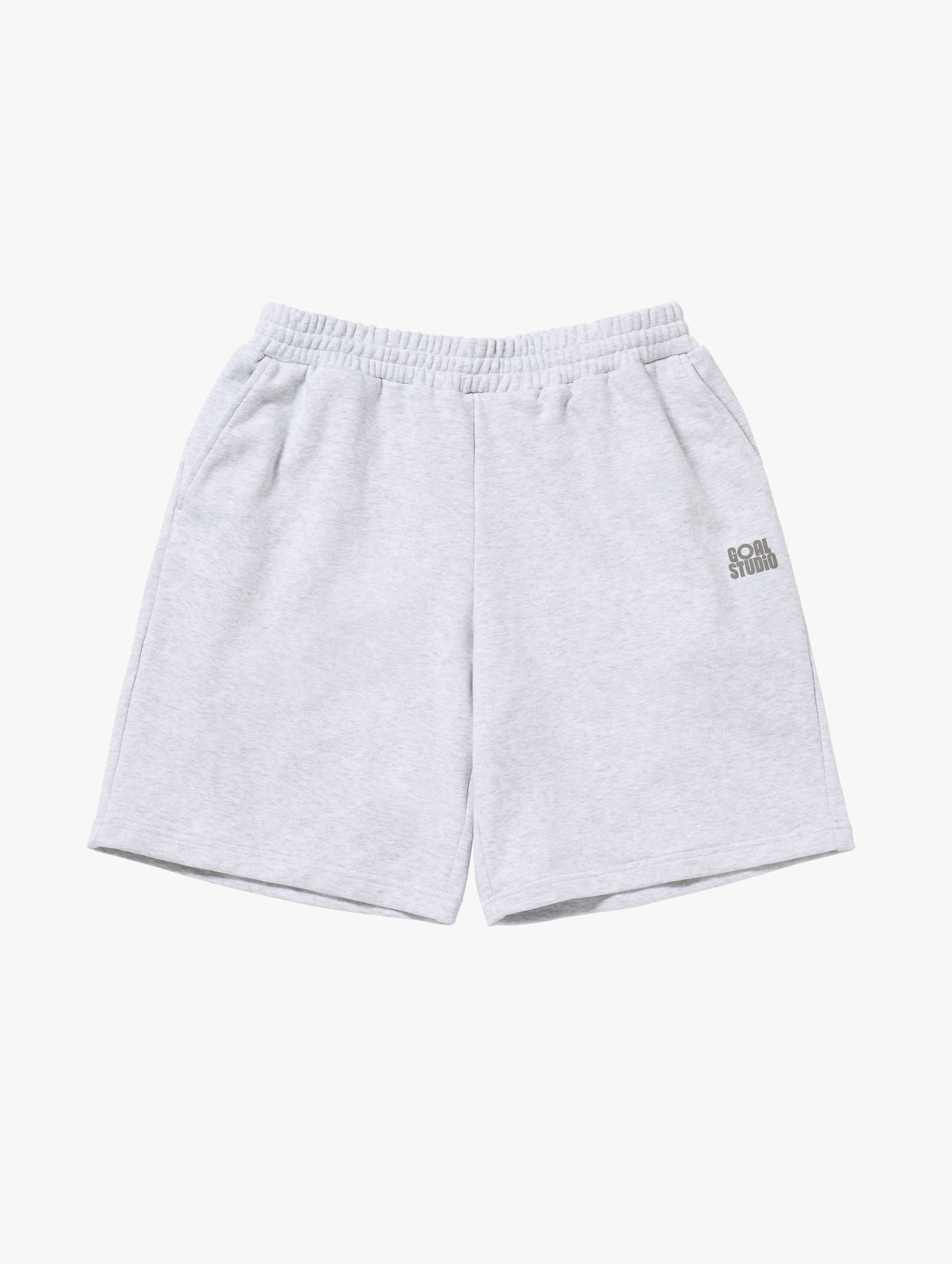 SWEAT JERSEY SHORTS - MELANGE GREY