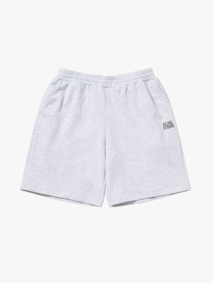 SWEAT JERSEY SHORTS - MELANGE GREY