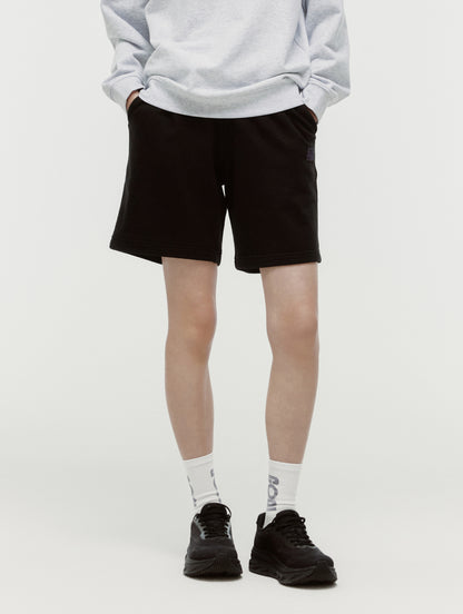 SWEAT JERSEY SHORTS - BLACK