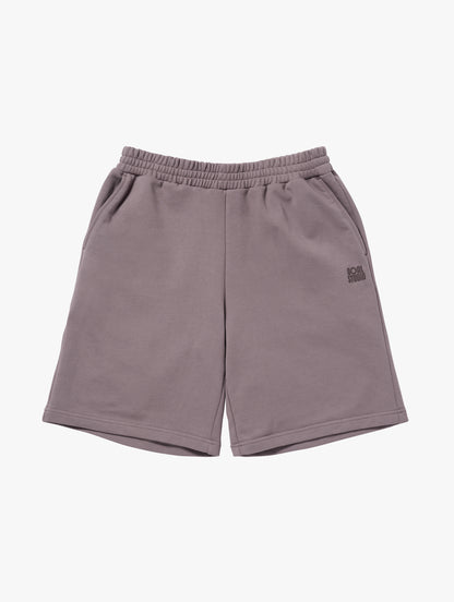 SWEAT JERSEY SHORTS - BROWN