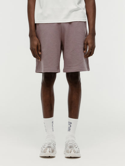 SWEAT JERSEY SHORTS - BROWN