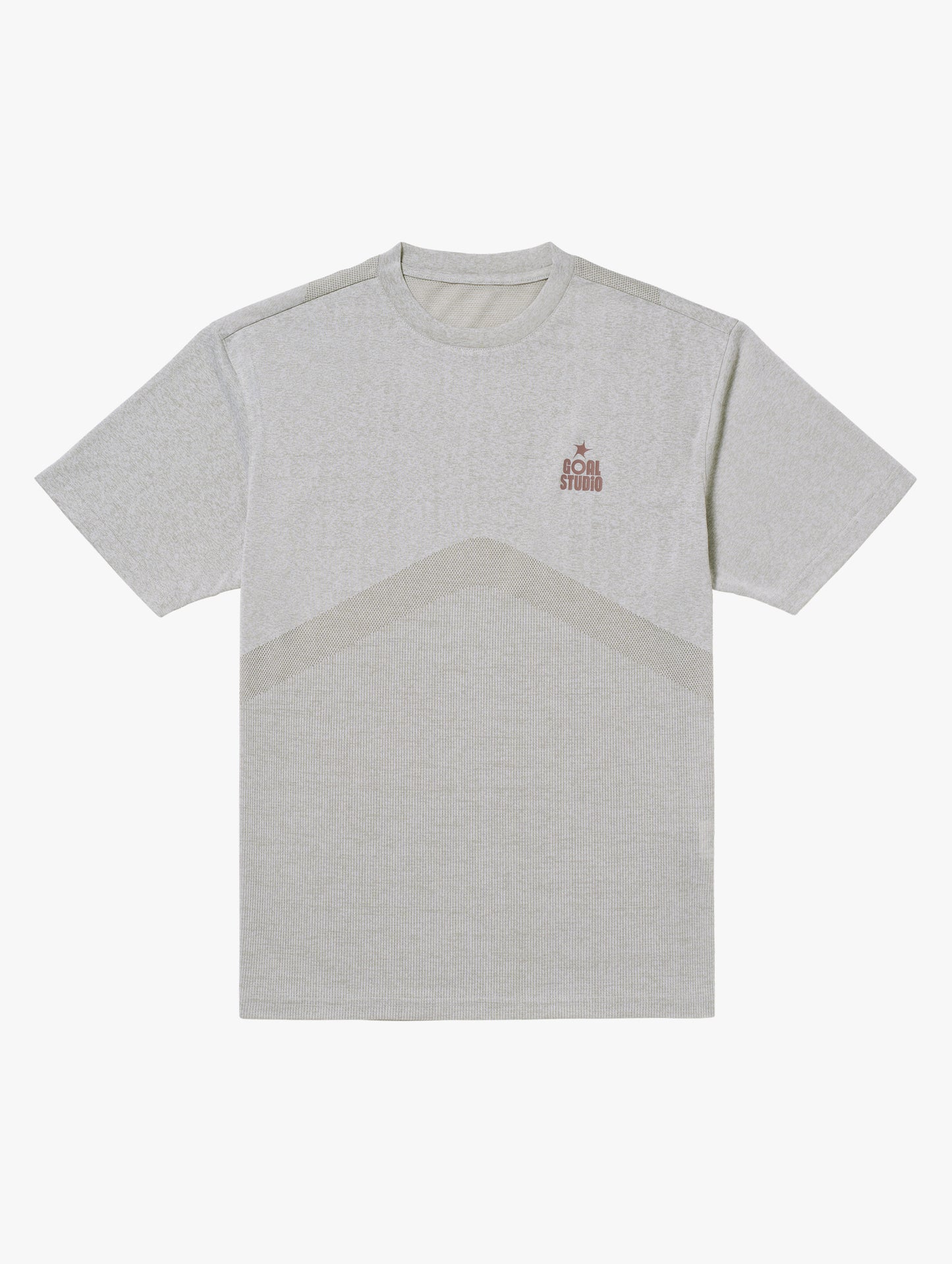 M'S JACQUARD TEE - BEIGE