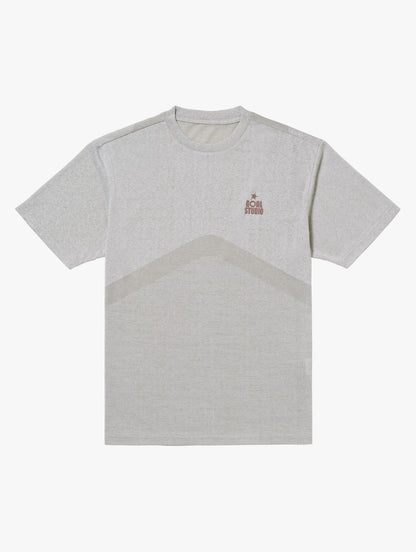 M'S JACQUARD TEE - BEIGE