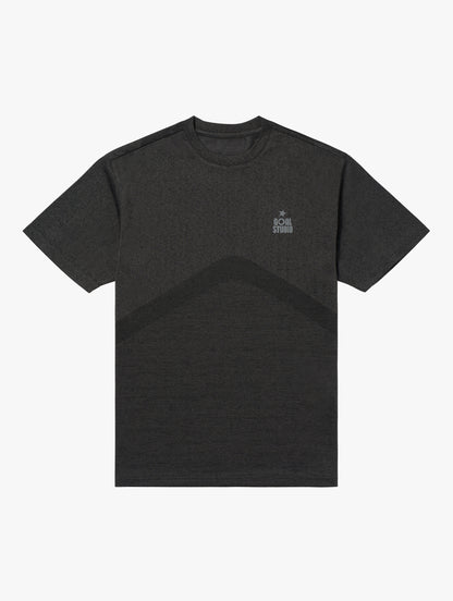 M'S JACQUARD TEE - CHARCOAL