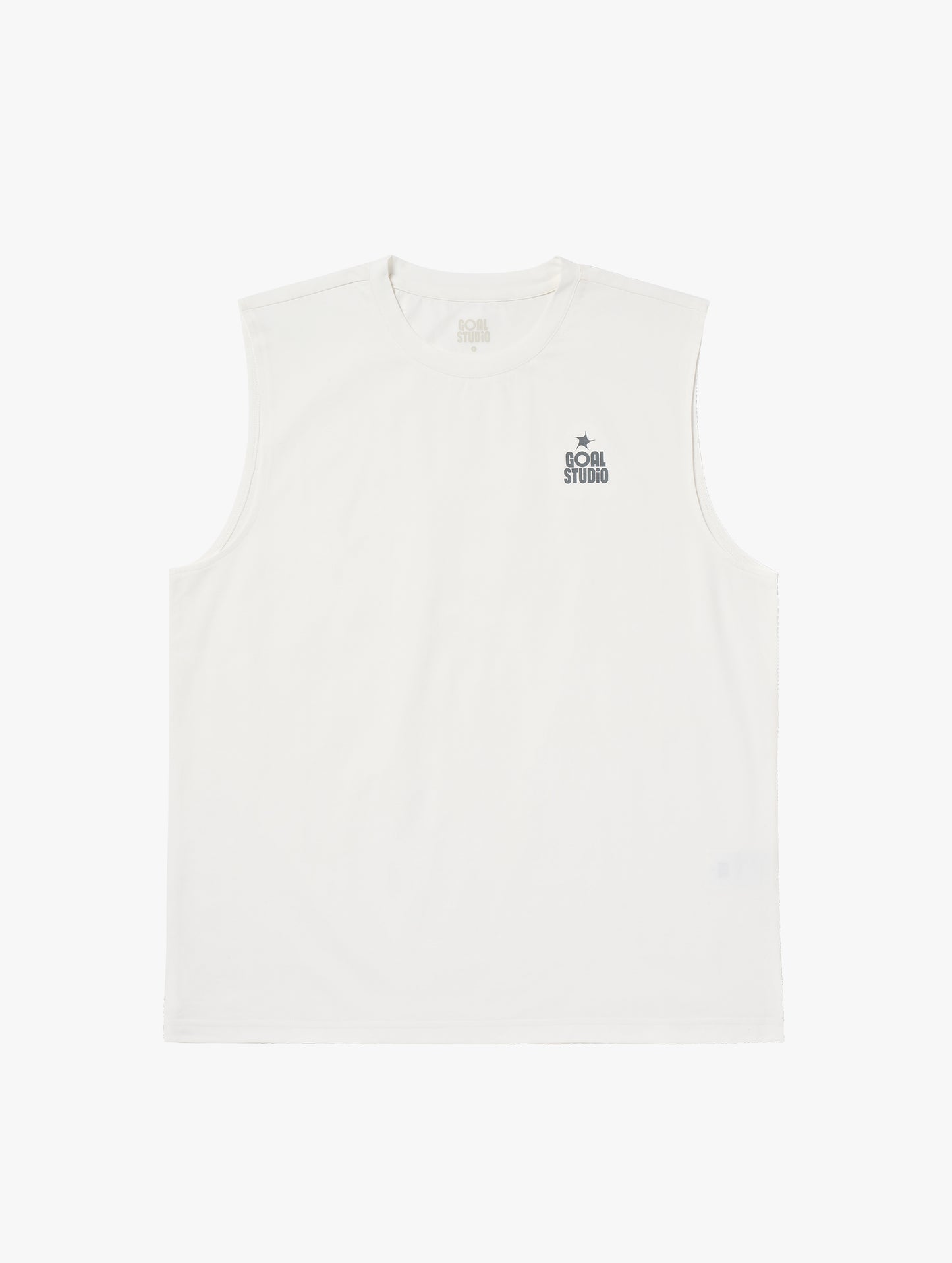 M'S ESSENTIAL AIRDRY SLEEVELESS - OFF WHITE