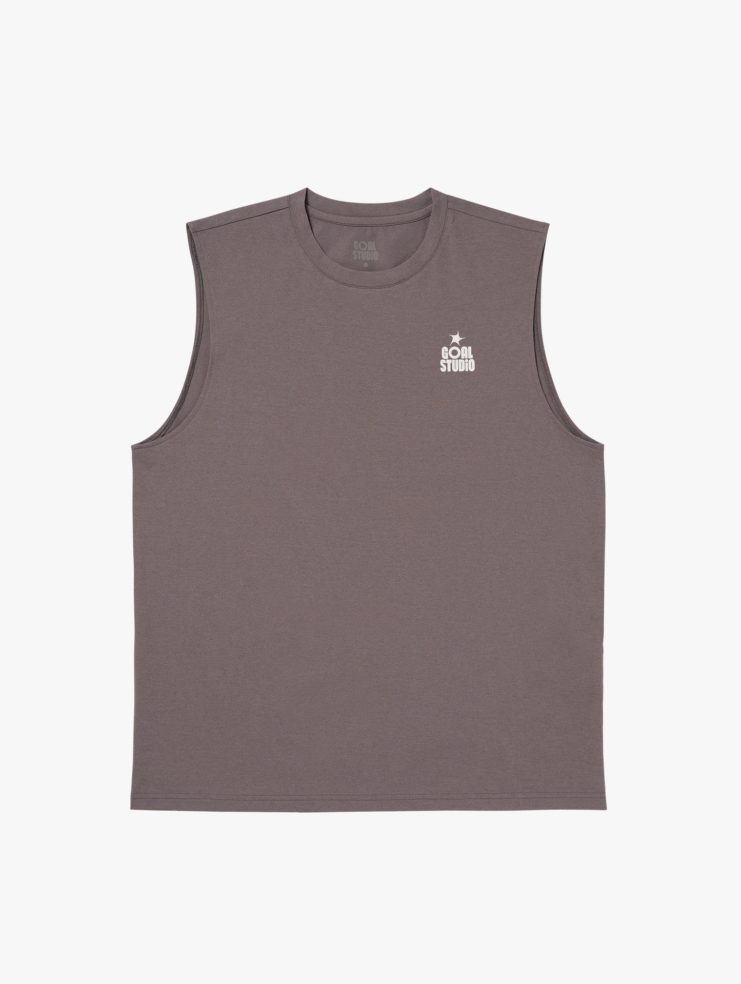 M'S ESSENTIAL AIRDRY SLEEVELESS - BROWN