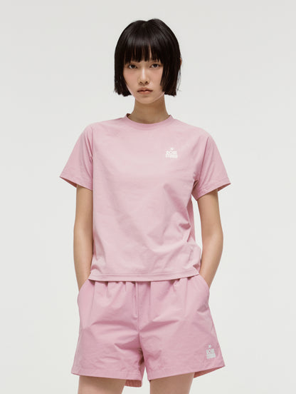 W'S ESSENTIAL AIRDRY TEE - LIGHT PINK