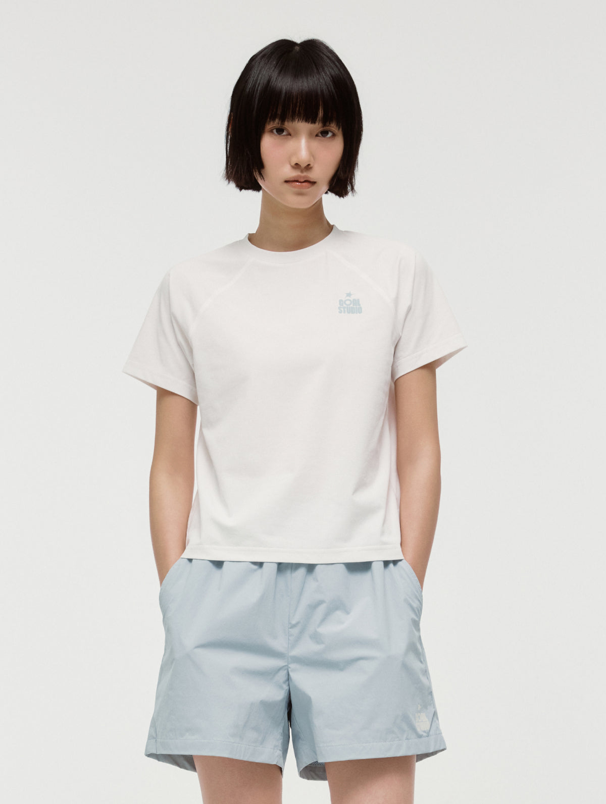 W'S ESSENTIAL AIRDRY TEE - OFF WHITE