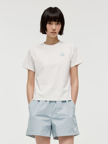 W'S ESSENTIAL AIRDRY TEE - OFF WHITE