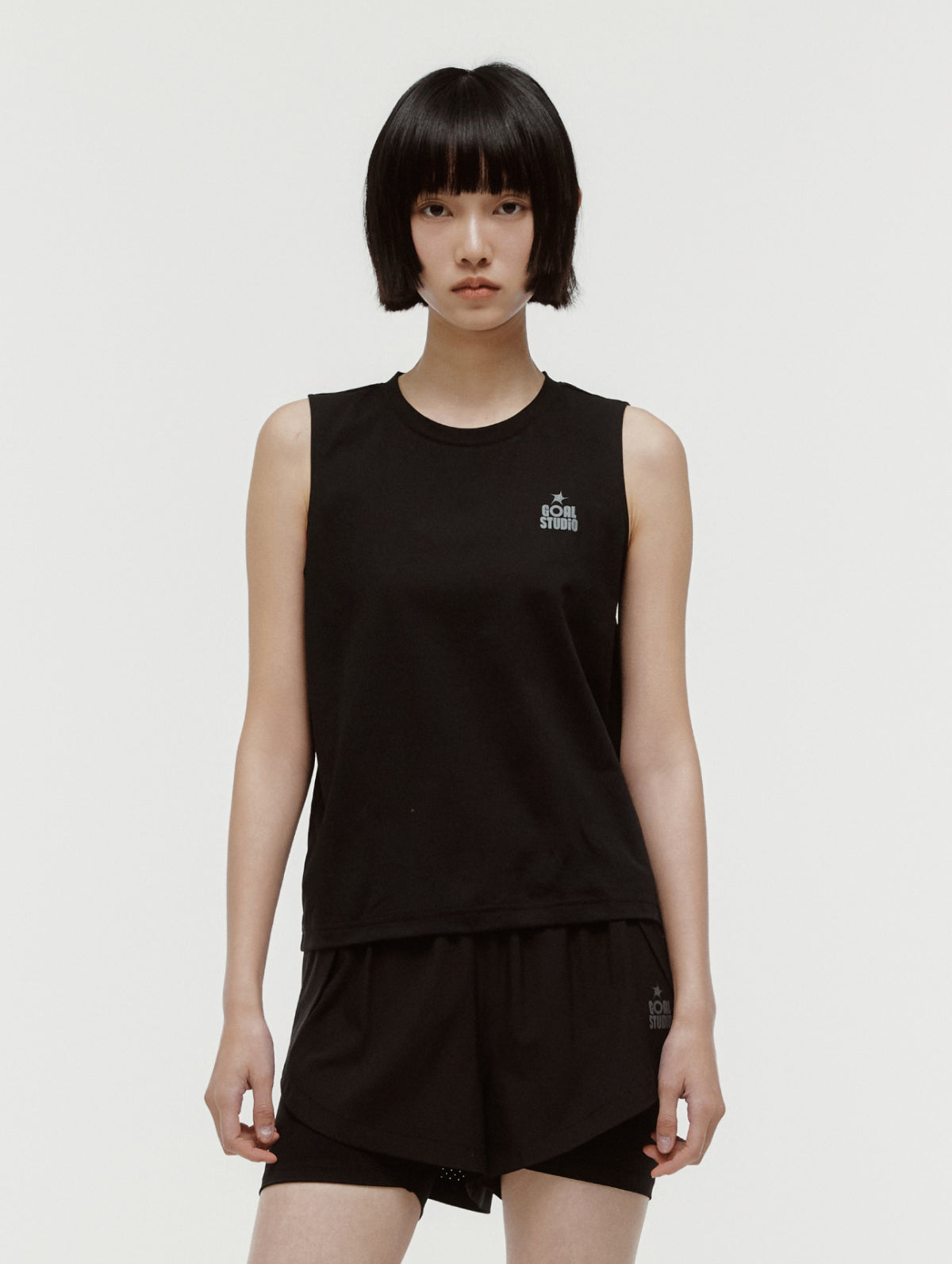 W'S ESSENTIAL AIRDRY SLEEVELESS - BLACK
