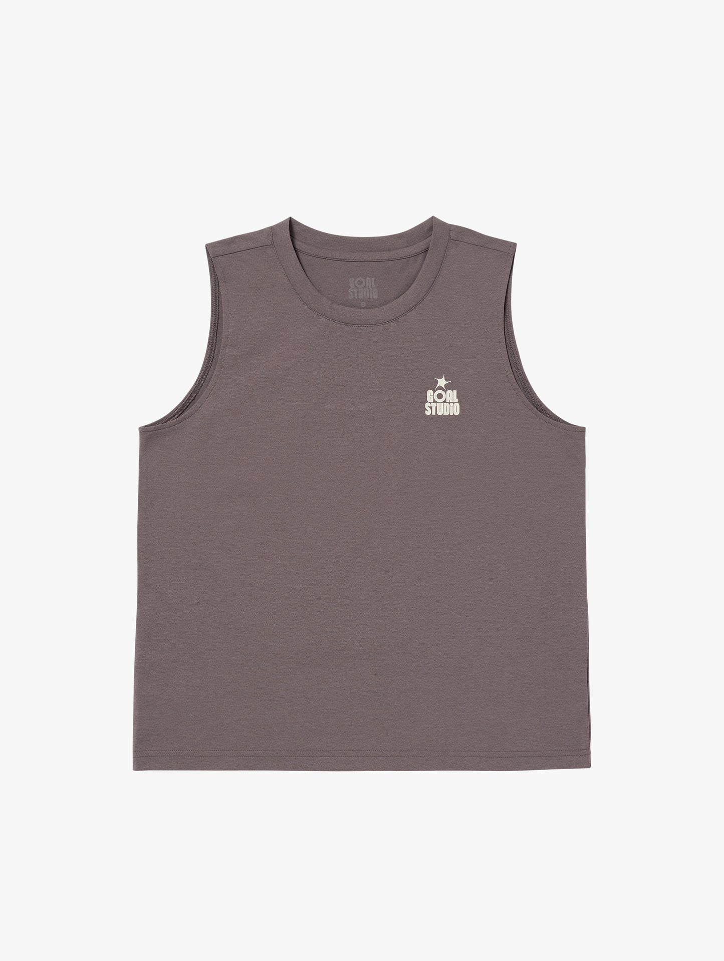 W'S ESSENTIAL AIRDRY SLEEVELESS - BROWN