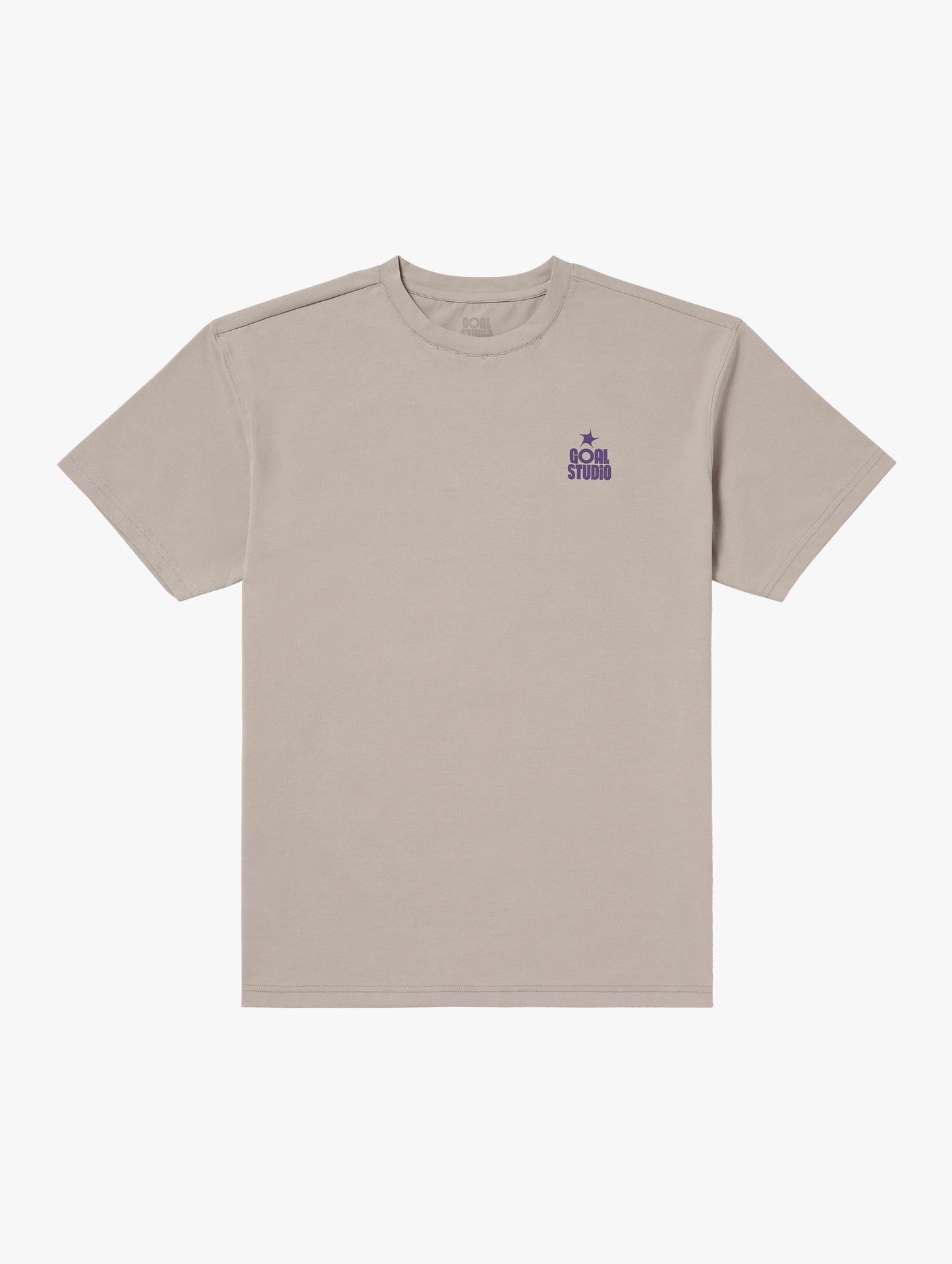 MAP LOGO AIRDRY TEE - BEIGE