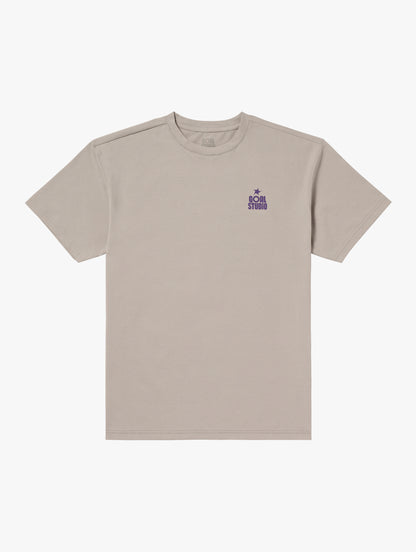 MAP LOGO AIRDRY TEE - BEIGE