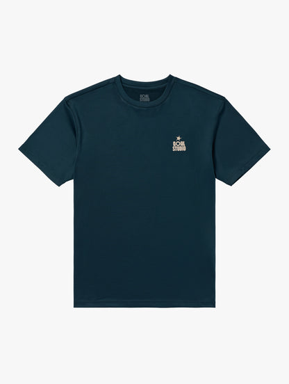 ACTIVE TRACK GOAL LOGO TEE - DARK GREEN