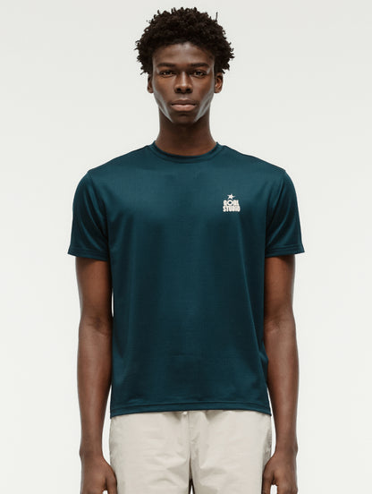 ACTIVE TRACK GOAL LOGO TEE - DARK GREEN