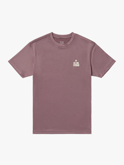 ACTIVE TRACK GOAL LOGO TEE - BRICK