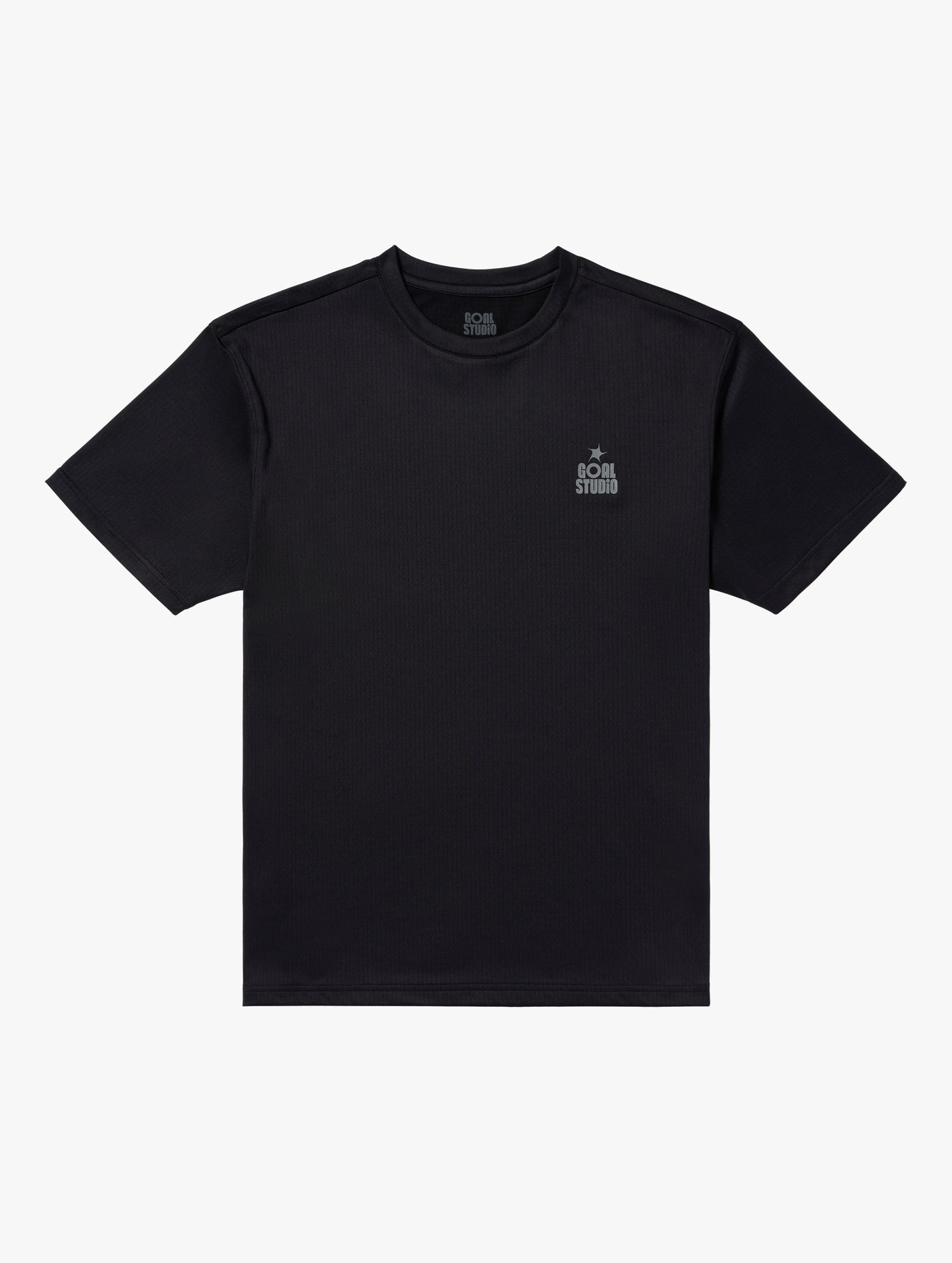 ACTIVE TRACK GOAL LOGO TEE - BLACK
