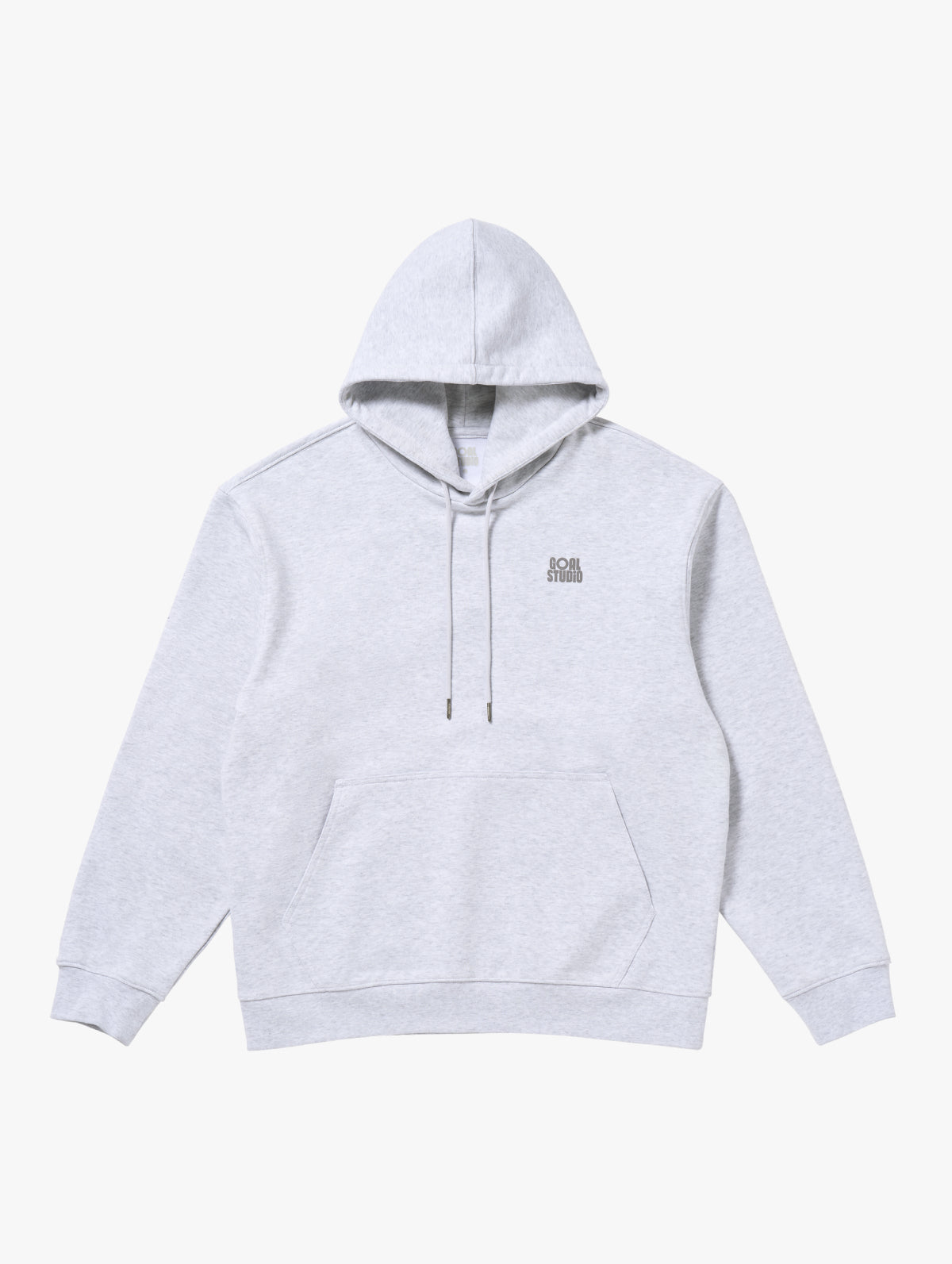 PAINT LOGO HOODIE - MELANGE GREY