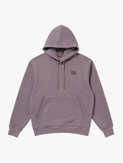 PAINT LOGO HOODIE - BROWN
