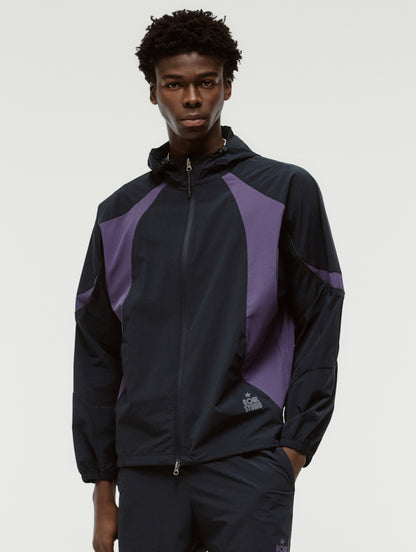M'S COLOR-BLOCK JACKET - NAVY