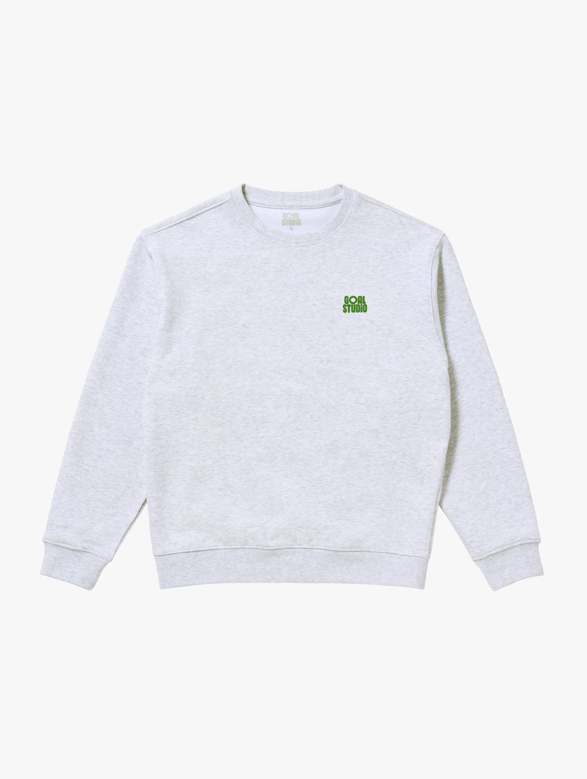 MAP LOGO CREWNECK - MELANGE GREY