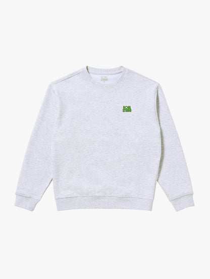 MAP LOGO CREWNECK - MELANGE GREY