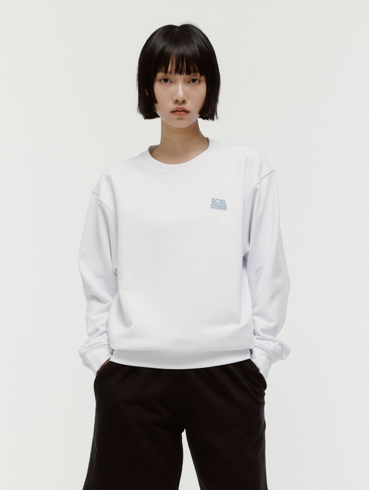 MAP LOGO CREWNECK - OFF WHITE