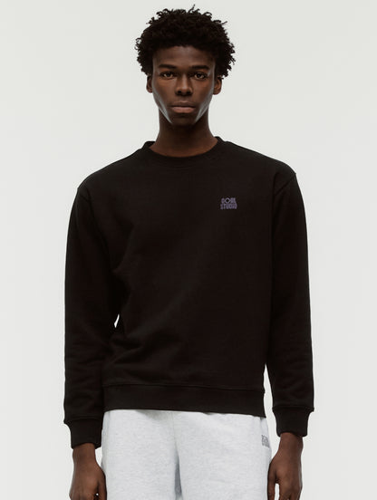MAP LOGO CREWNECK - BLACK