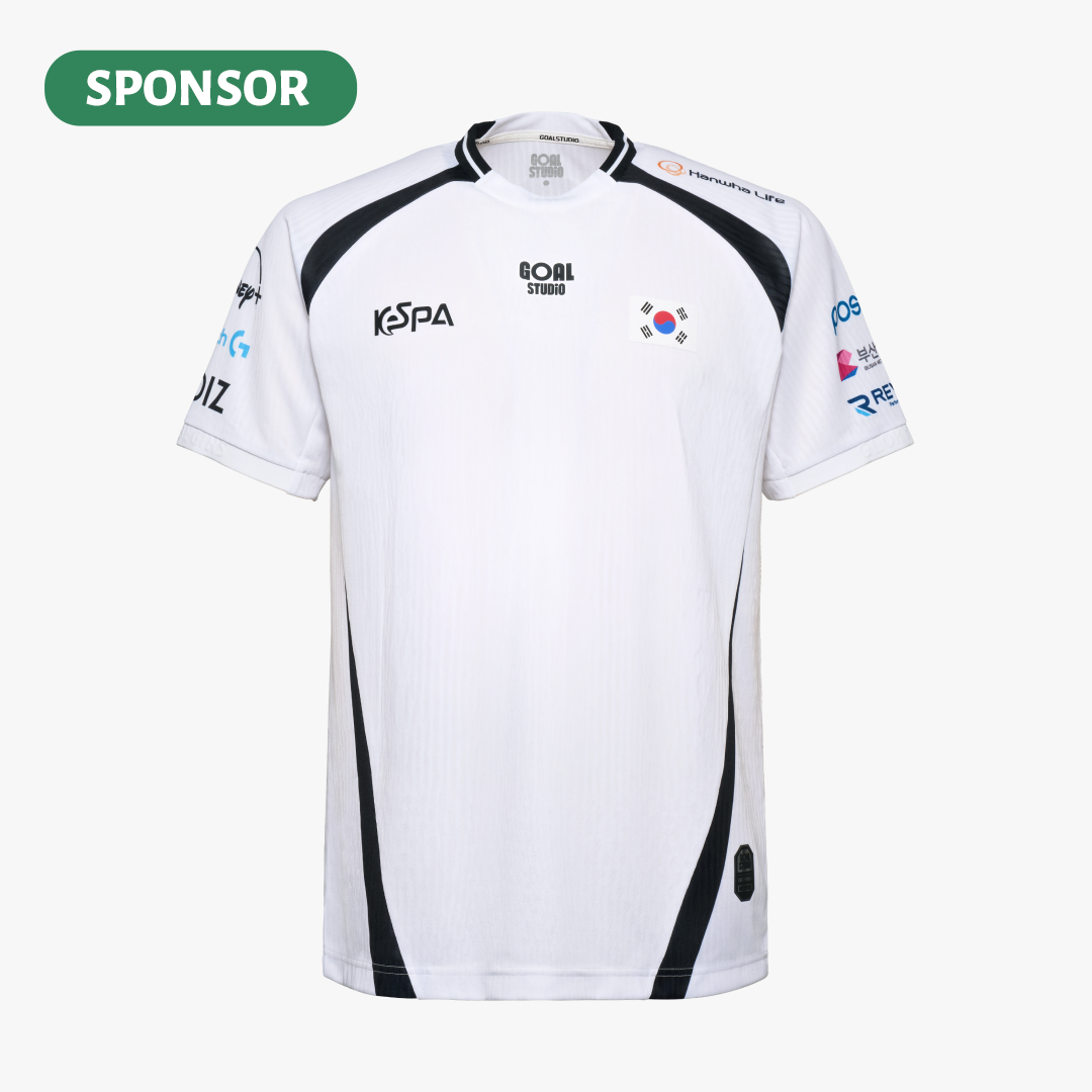 2026 TEAM KOREA OF ESPORTS HOME UNIFORM - SPONSOR
