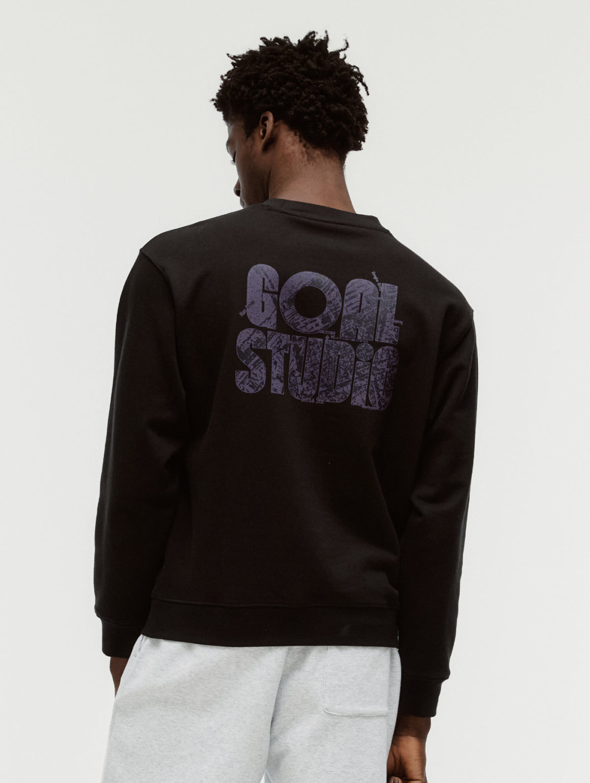 MAP LOGO CREWNECK - BLACK