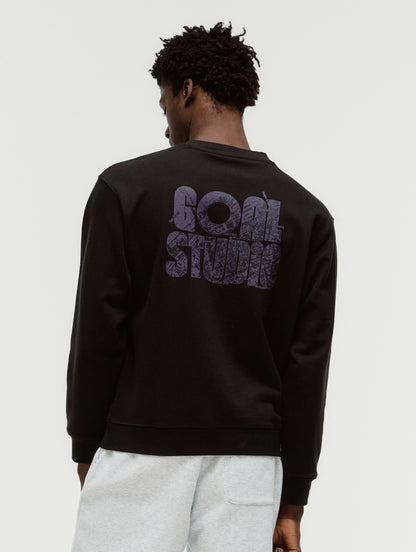 MAP LOGO CREWNECK - BLACK