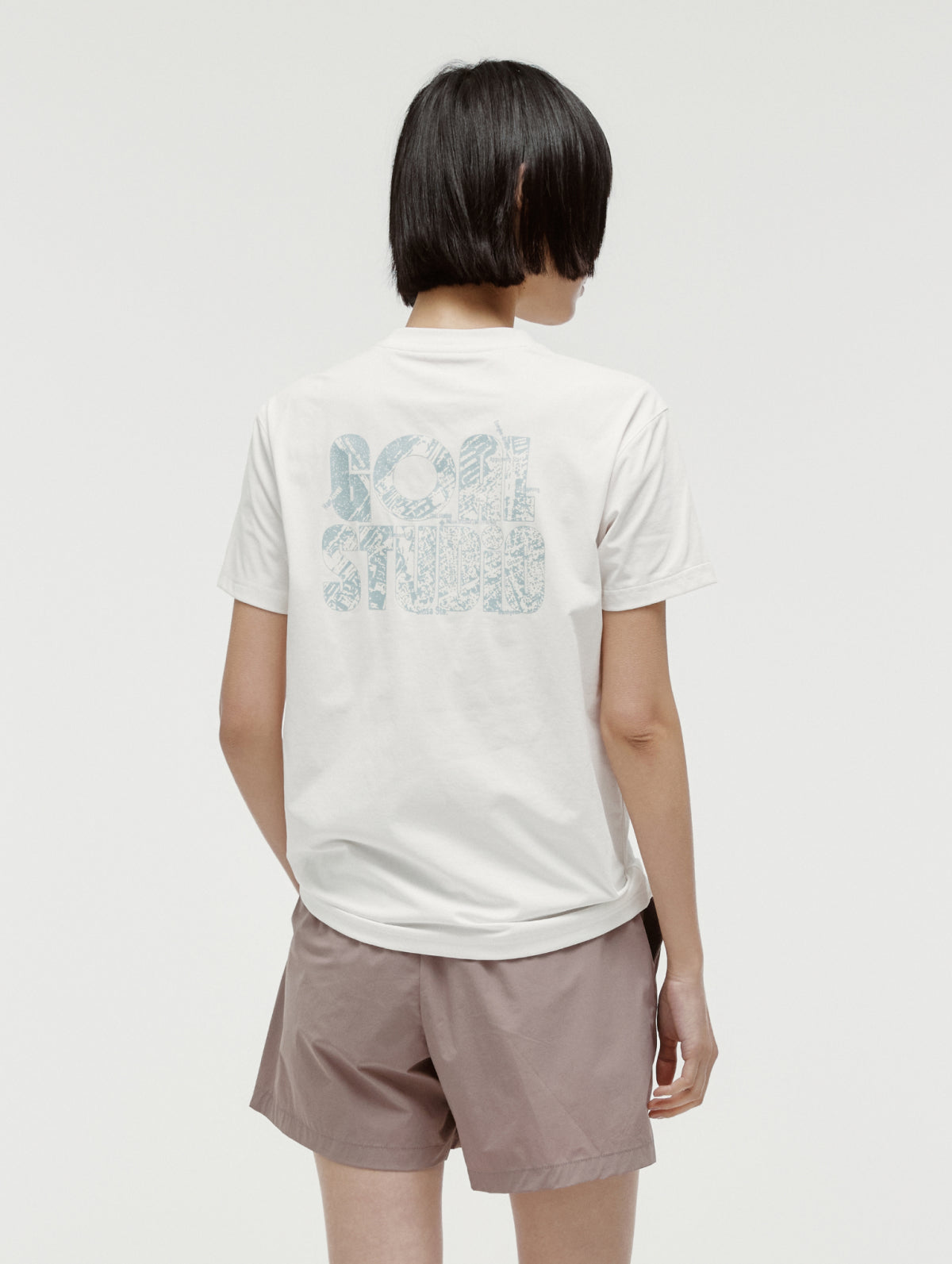 MAP LOGO AIRDRY TEE - OFF WHITE