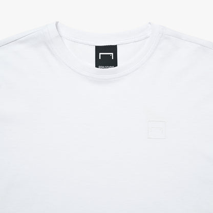 ゴールスタジオ シグネイチャー ウィメンズ クロップド ロングスリーブ Tシャツ ホワイト